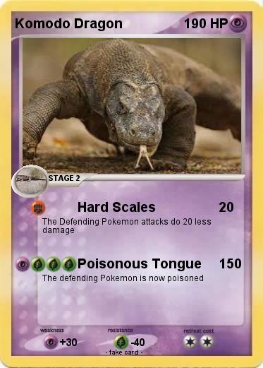 Pokemon Komodo Dragon