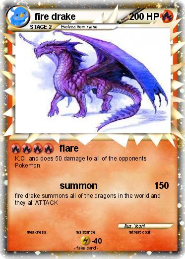Pokemon fire drake