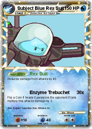Pokemon Subject Blue Rex Suit