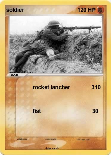 Pokemon soldier