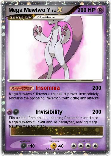 Pokemon Mega Mewtwo Y