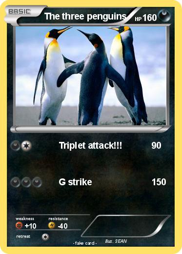 Pokemon The three penguins