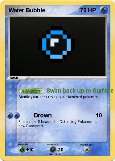 Pokemon Water Bubble