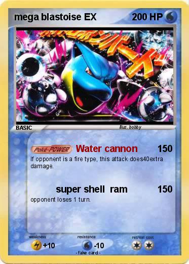 Pokemon mega blastoise EX