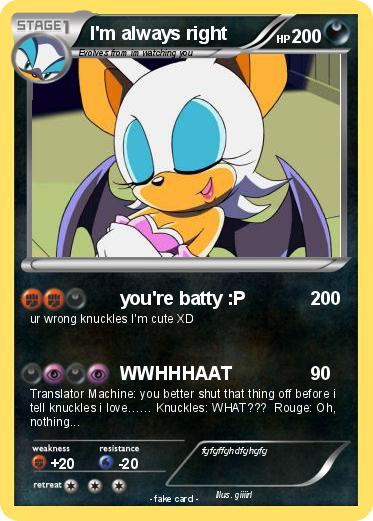 Pokemon I'm always right