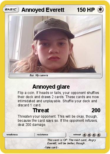 Pokemon Annoyed Everett