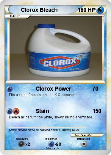 Pokemon Clorox Bleach