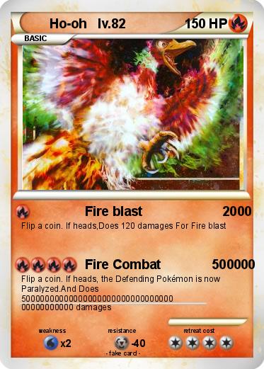 Pokemon Ho-oh   lv.82