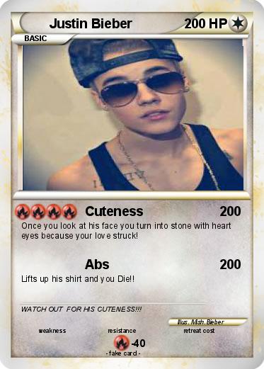Pokemon Justin Bieber