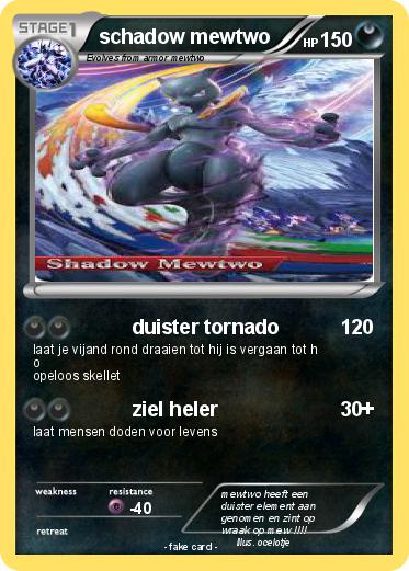 Pokemon schadow mewtwo