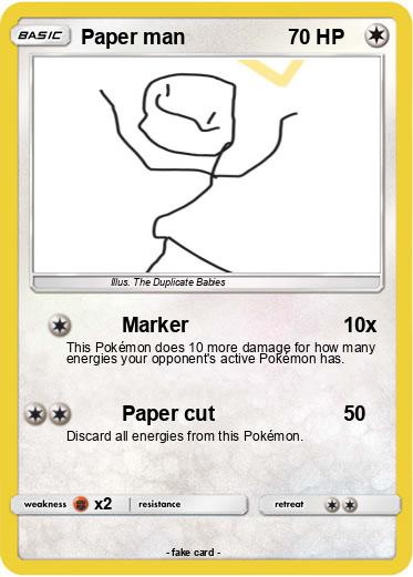 Pokemon Paper man