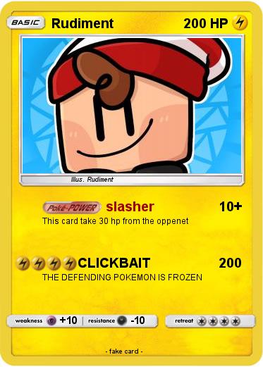 Pokemon Rudiment