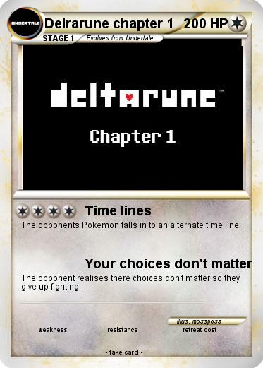 Pokemon Delrarune chapter 1