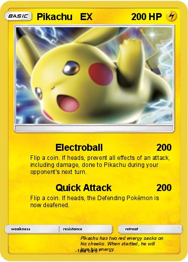 Pokemon Pikachu   EX