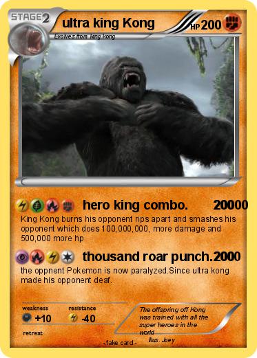 Pokemon ultra king Kong