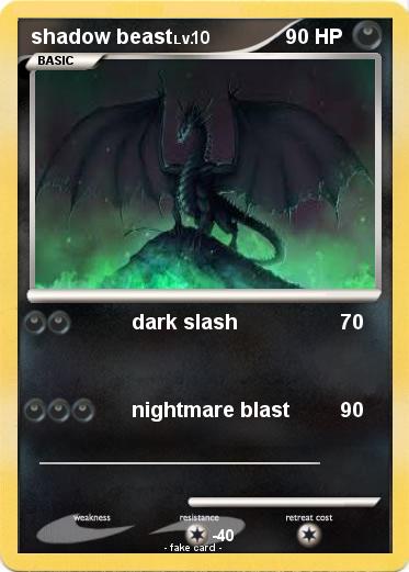 Pokemon shadow beast