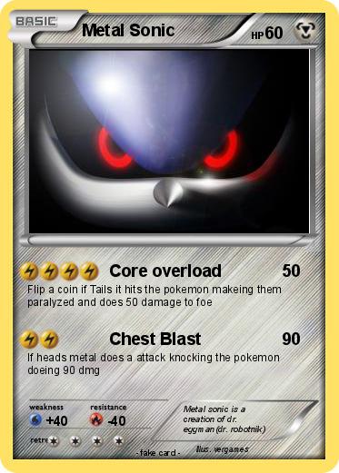 Pokemon Metal Sonic