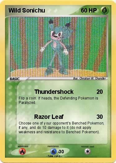 Pokemon Wild Sonichu