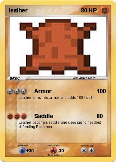 Pokemon leather