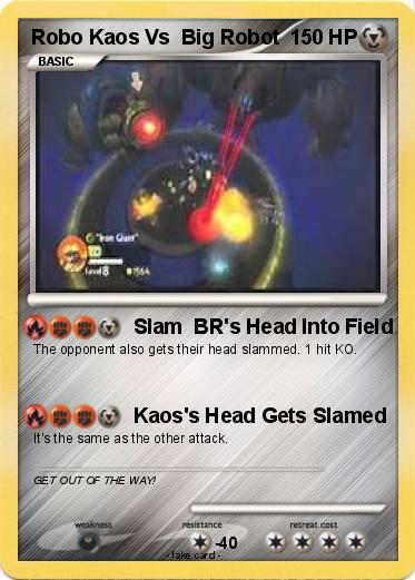 Pokemon Robo Kaos Vs  Big Robot Pokemon Robo Kaos Vs  Big Robot