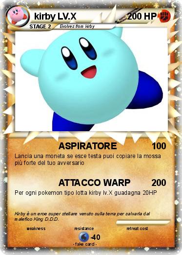 Pokemon kirby LV.X