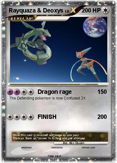 Pokemon Rayquaza & Deoxys