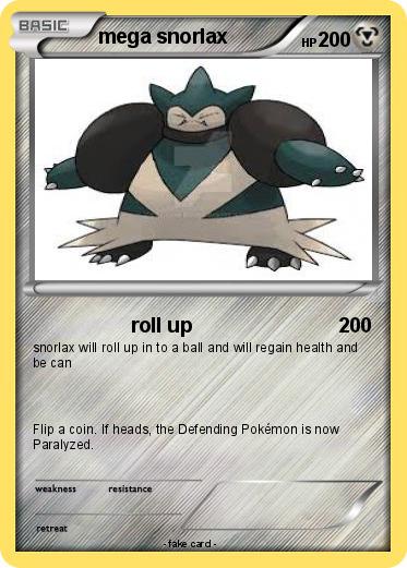 Pokemon mega snorlax