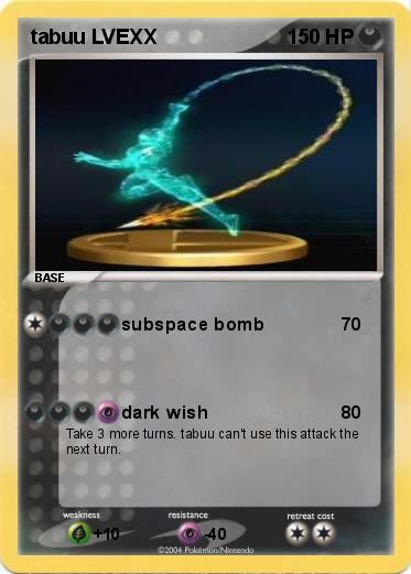 Pokemon tabuu LVEXX