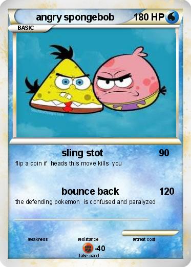 Pokemon angry spongebob