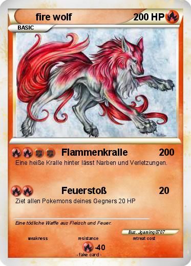 Pokemon fire wolf