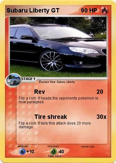 Pokemon Subaru Liberty GT