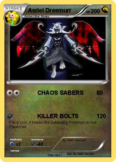 Pokemon Asriel Dreemurr