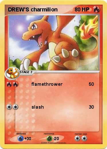 Pokemon DREW'S charmilion