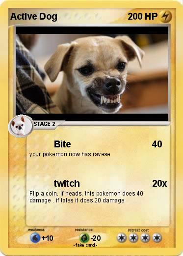 Pokemon Active Dog