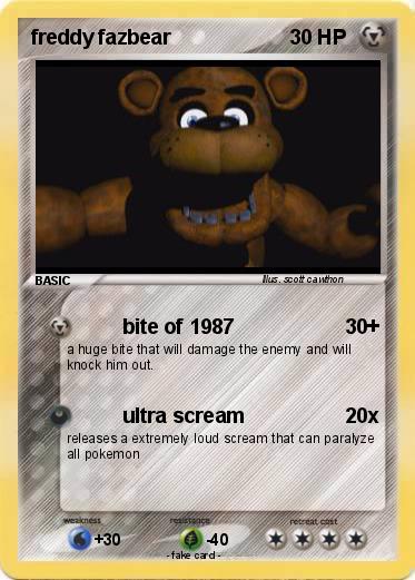 Pokemon freddy fazbear