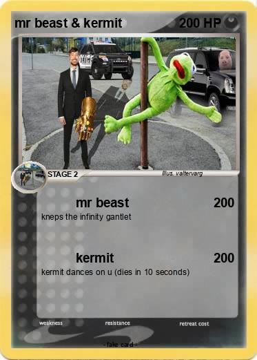 Pokemon mr beast & kermit