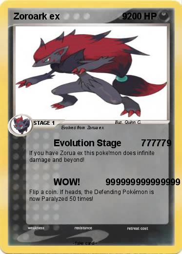 Pokemon Zoroark ex                         9