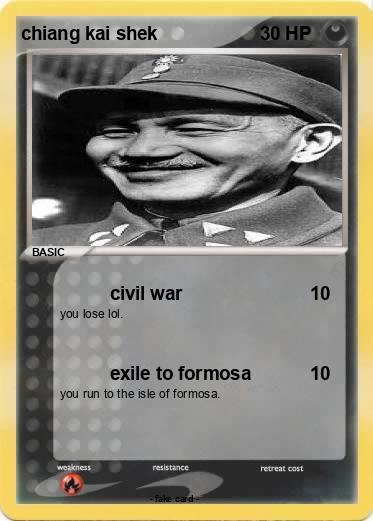 Pokemon chiang kai shek