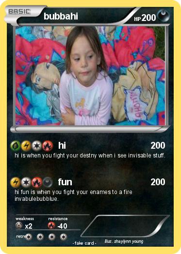 Pokemon bubbahi