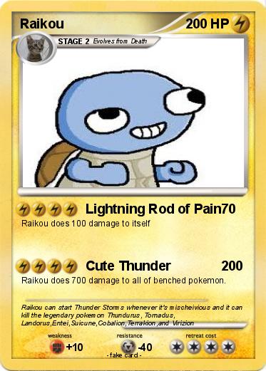 Pokemon Raikou