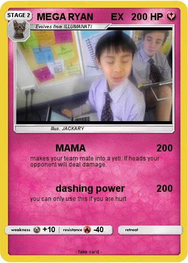 Pokemon MEGA RYAN       EX
