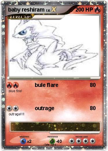 Pokemon baby reshiram
