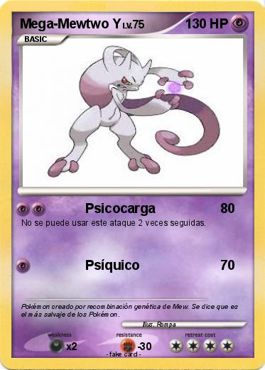 Pokemon Mega-Mewtwo Y