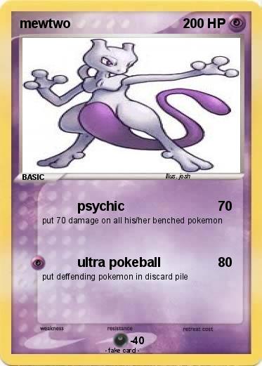 Pokemon mewtwo