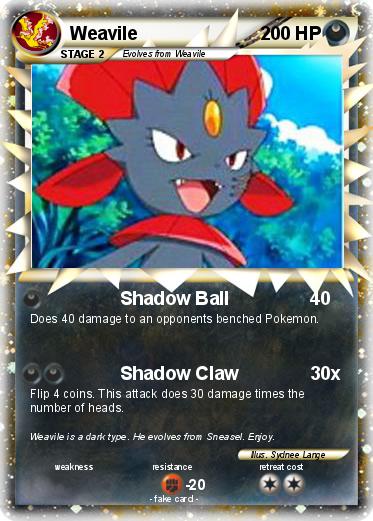 Pokemon Weavile
