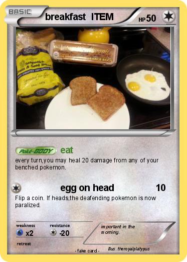 Pokemon breakfast  ITEM