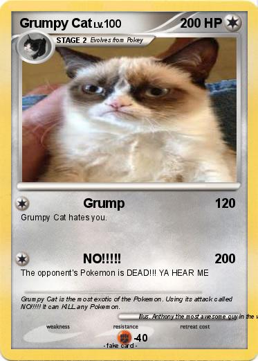 Pokemon Grumpy Cat