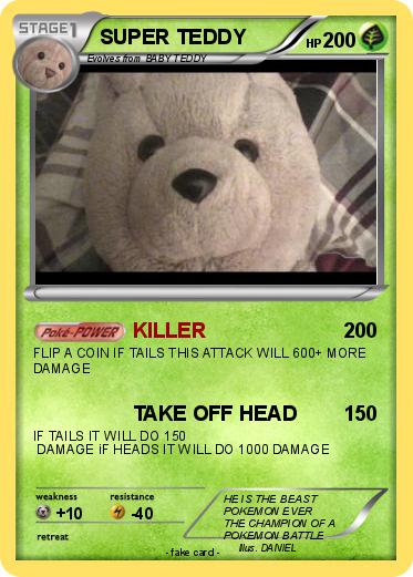 Pokemon SUPER TEDDY