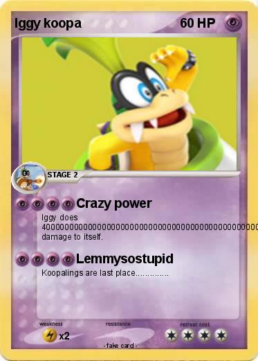 Pokemon Iggy koopa