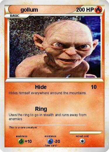 Pokemon gollum